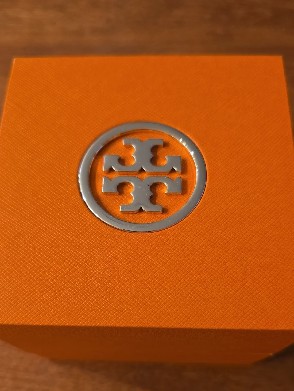 Tory Burch TRB2007 Gold Rectangle Watch Tan Wrap Around Leather Strap